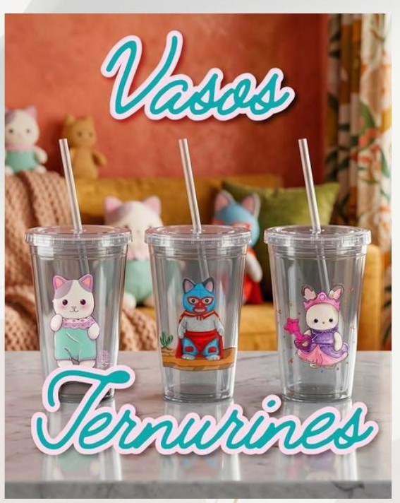 Vasos Ternurines 500 ml