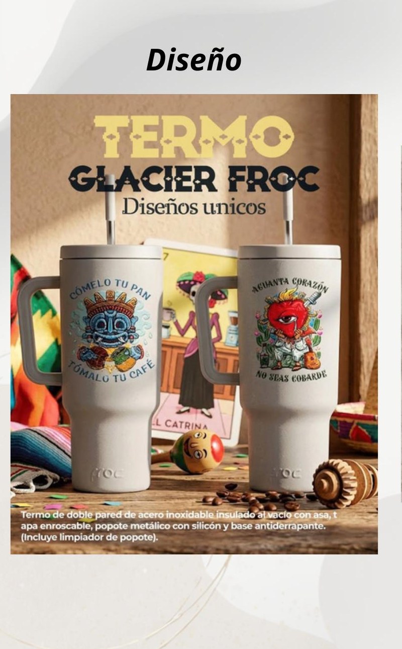 Termo Glacier FROC Catrina 40 oz