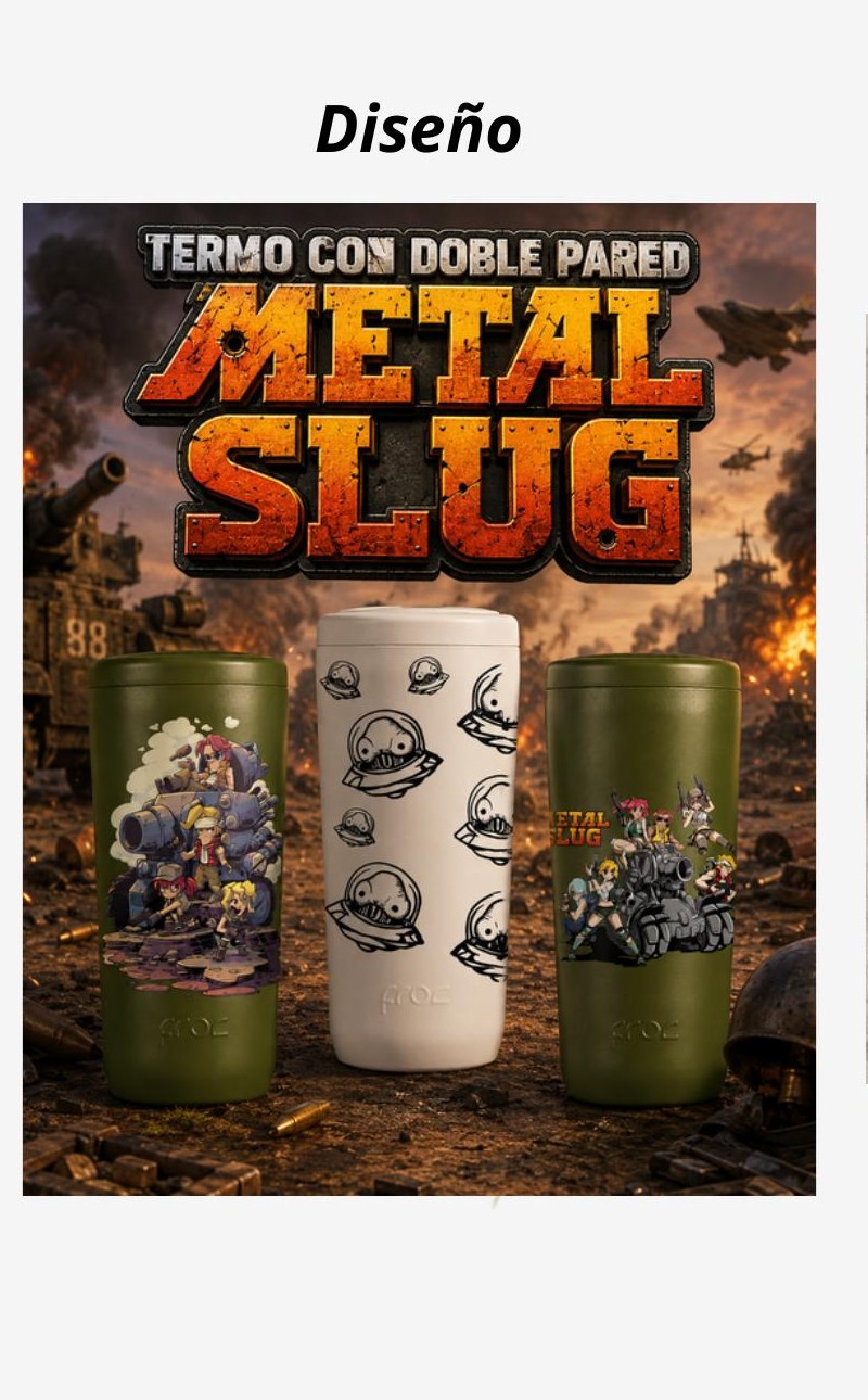Termo doble pared Metal Slug
