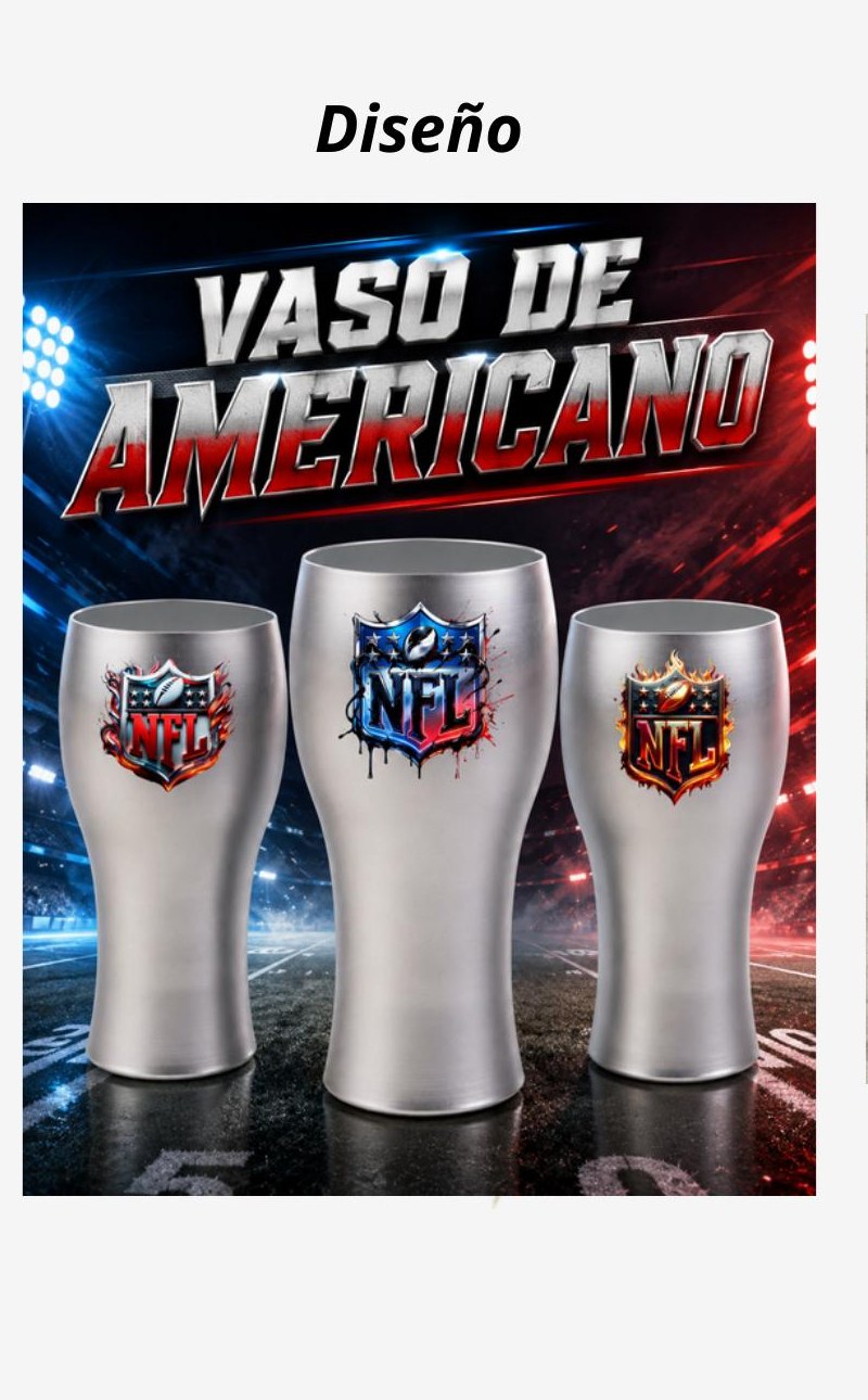 Vaso de Americano NFL