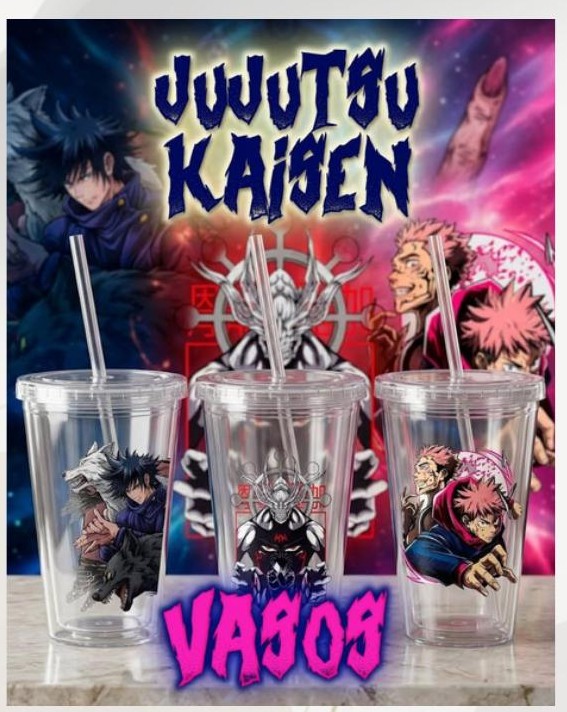 Vasos Jujutsu Kaisen 500 ml