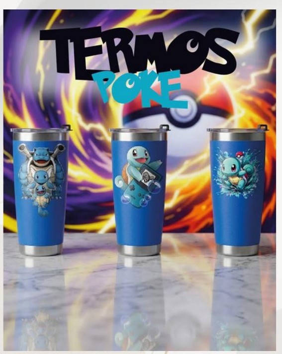 Termos Poke Squirtle 20 oz