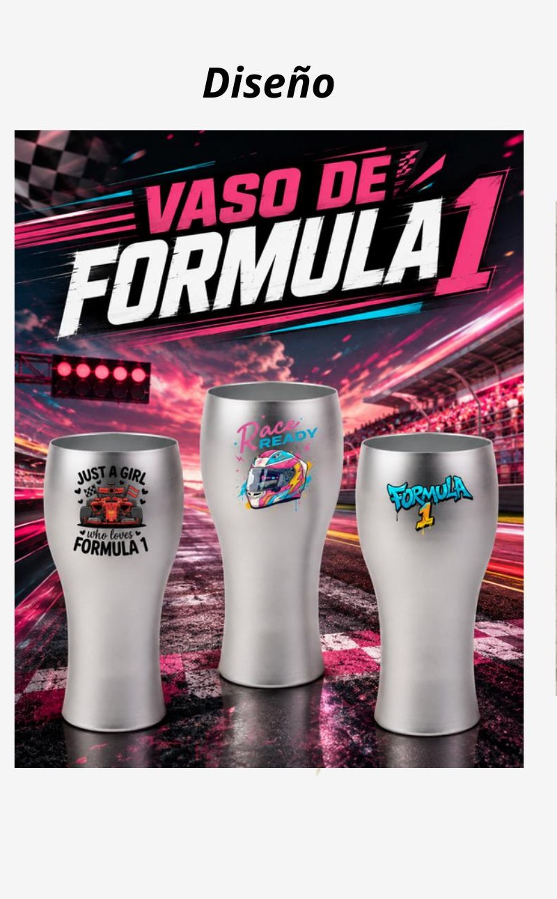 Vaso de Fórmula 1