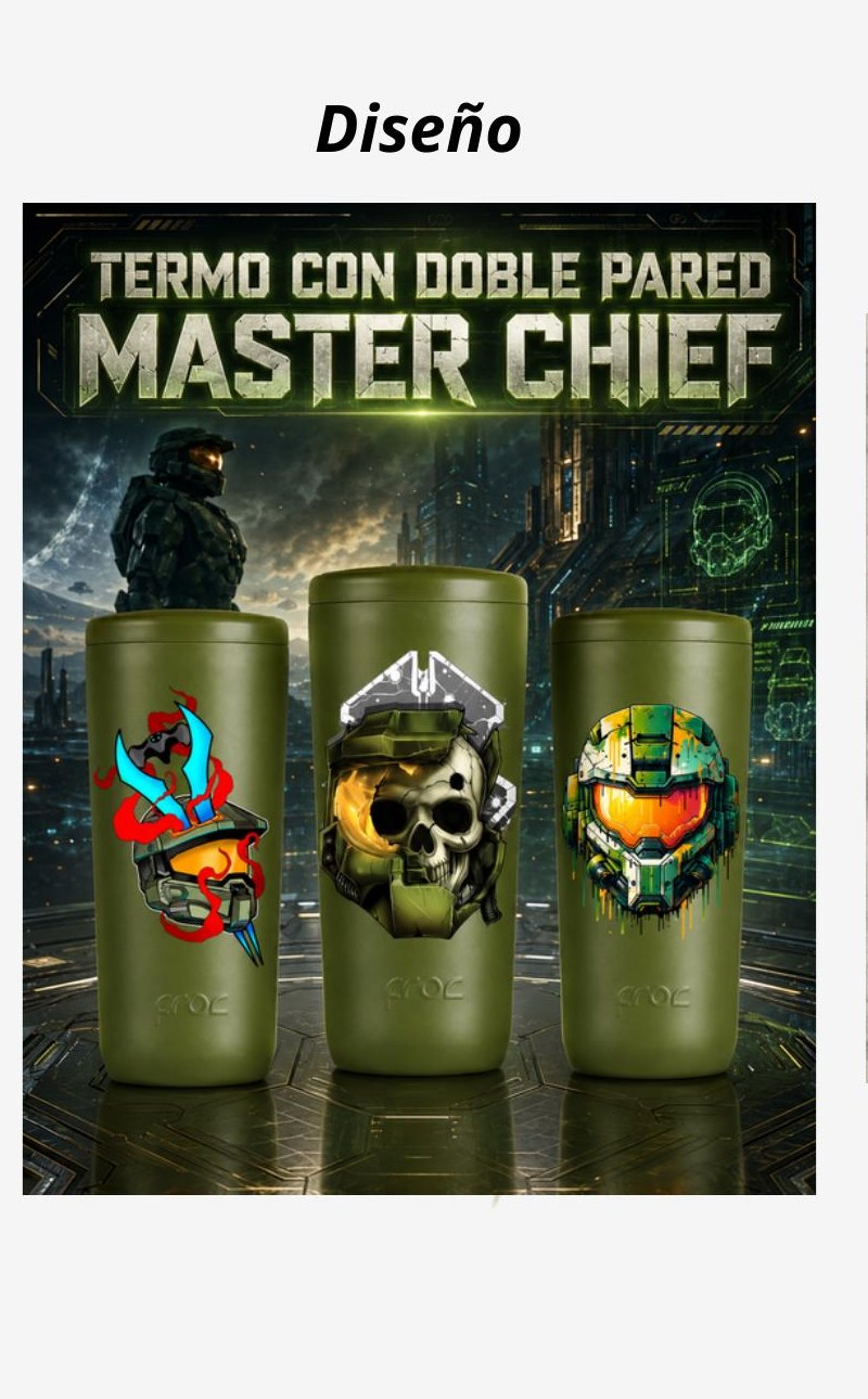 Termo doble pared Master Chief