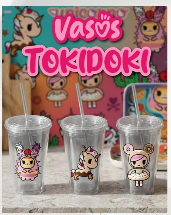 Vasos Tokidoki 500 ml