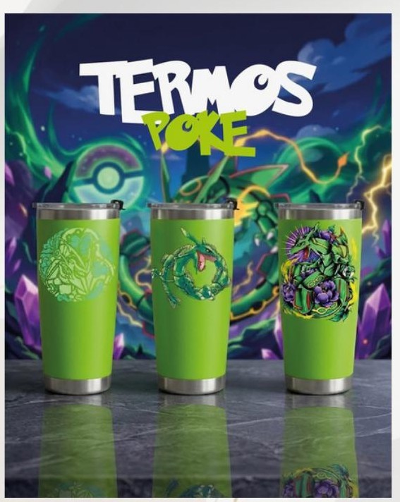 Termos Poke Rayquaza 20 oz