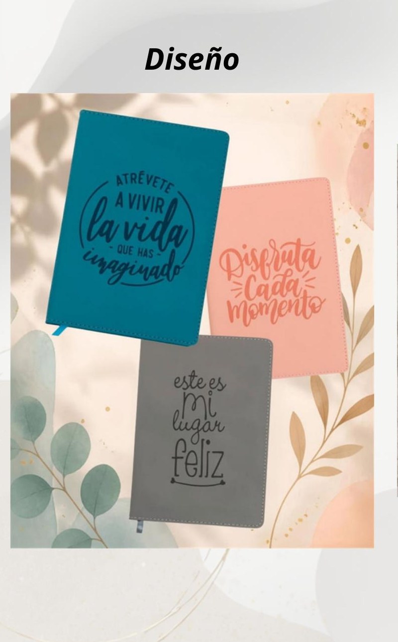 Libreta con frases