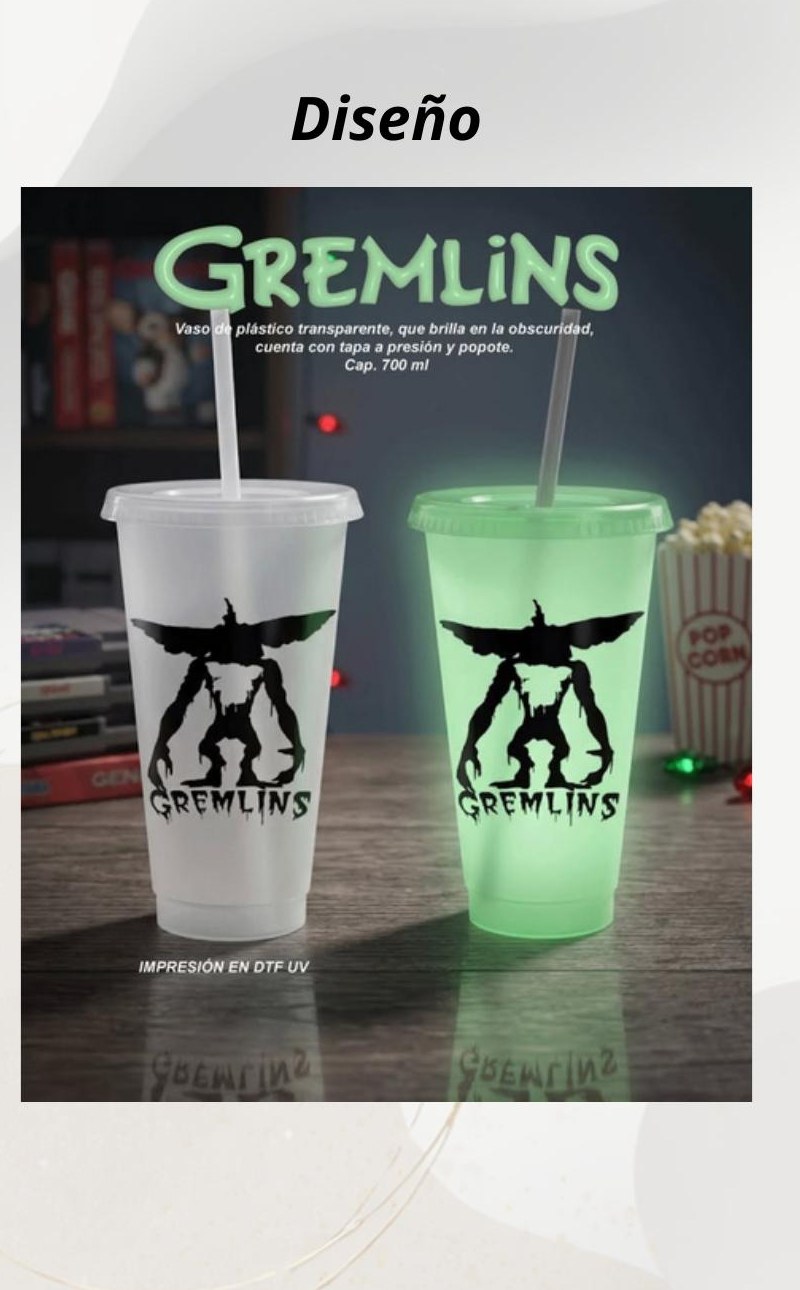 Vaso Gremlins glow 700 ml