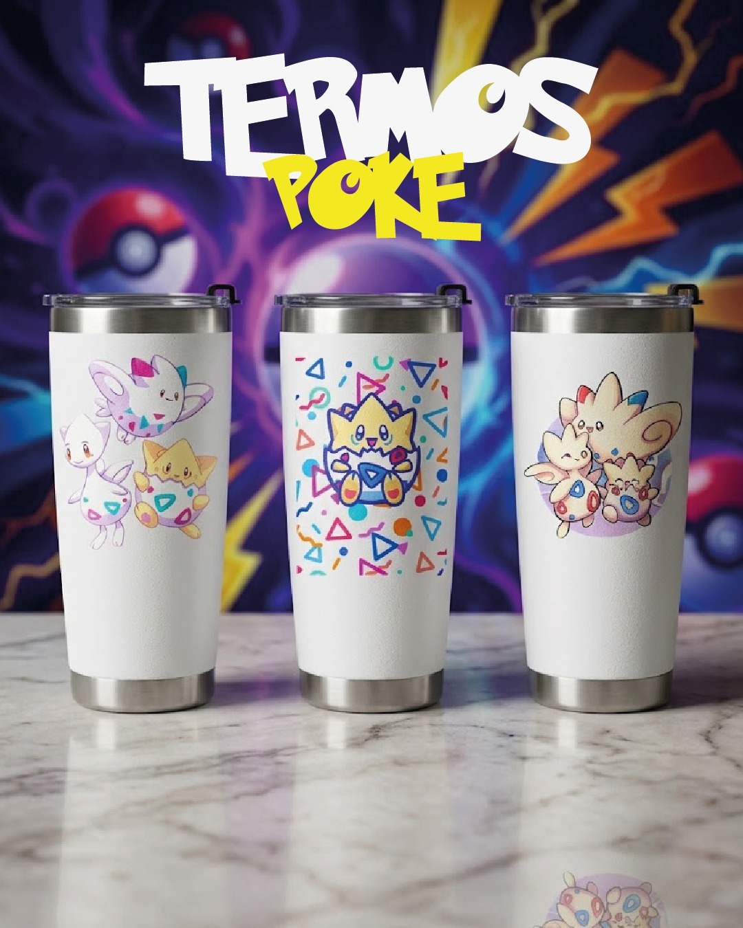 Termo Pokémon Togepi 20 oz