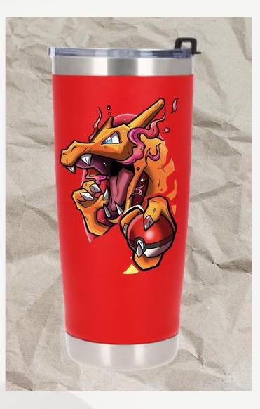 Termos Poke Charizard 20 oz — Diseño 1