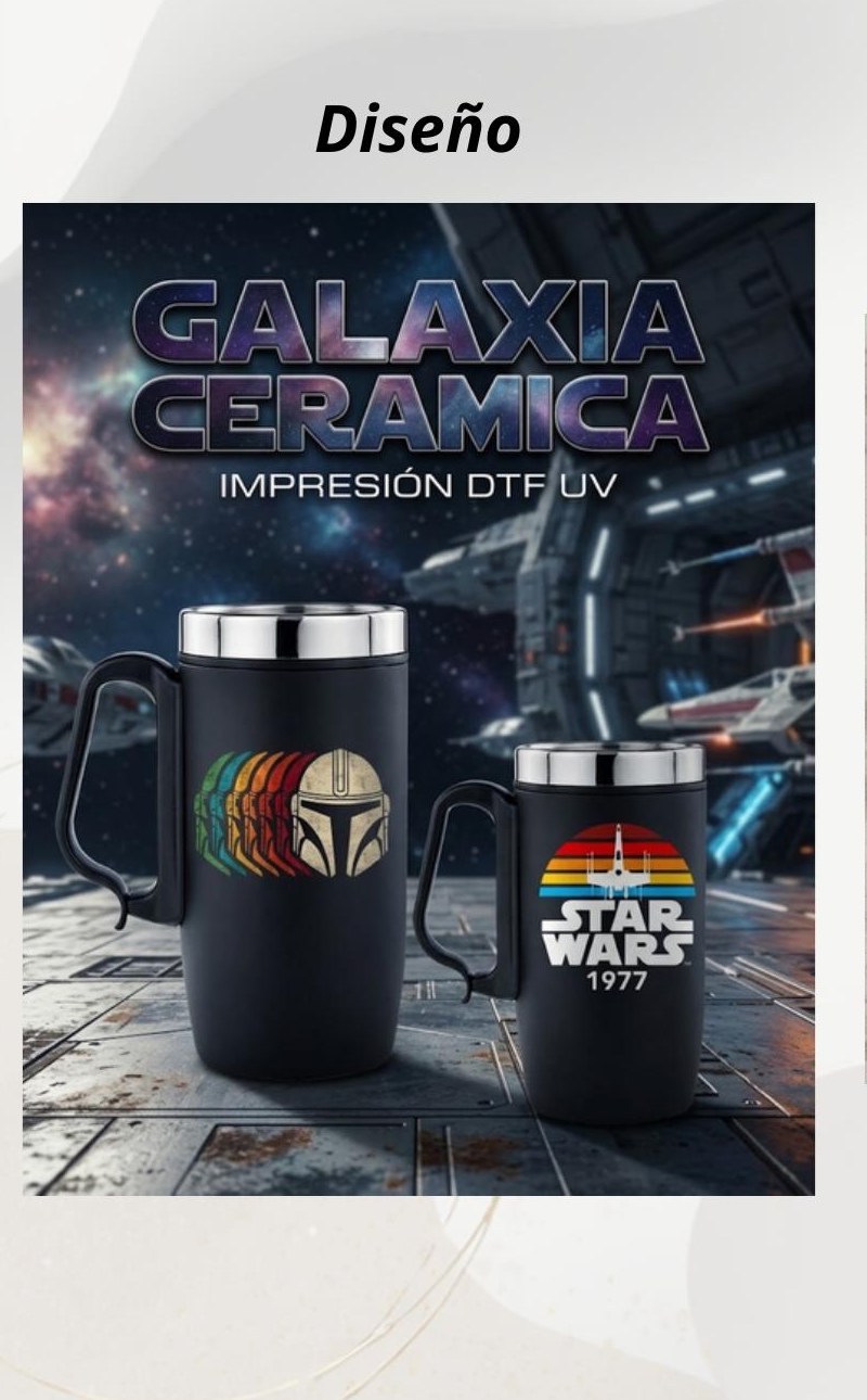 Taza Galaxia Star Wars de cerámica