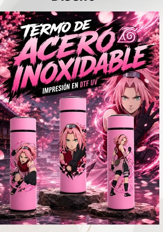 Termo Acero Sakura 500 ml