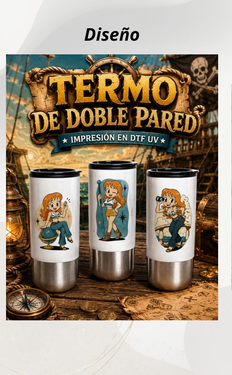 Termo doble pared Nami One Piece