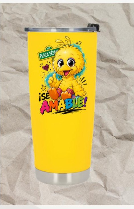 Termo Big Bird 20 oz — Diseño 1