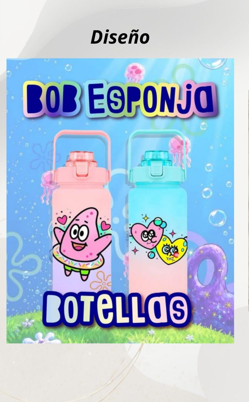 Botella Bob Esponja 1 L