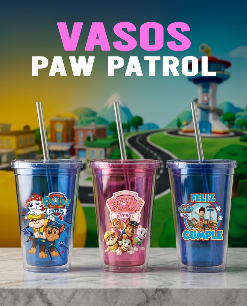 Vaso doble pared Paw Patrol 16 oz