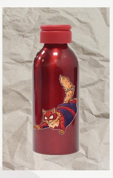 Cilindro Spider-Cat 500 ml — Diseño 1