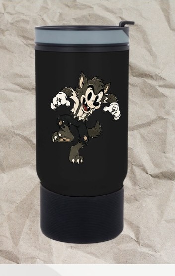 Termo Lobo 20 oz — Diseño 1