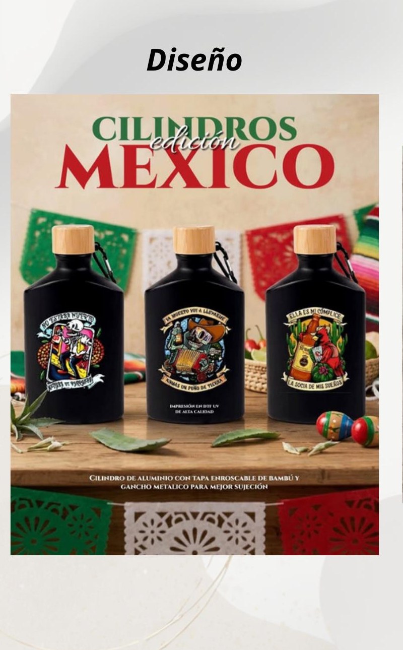 Cilindro de aluminio Edición México 750 ml