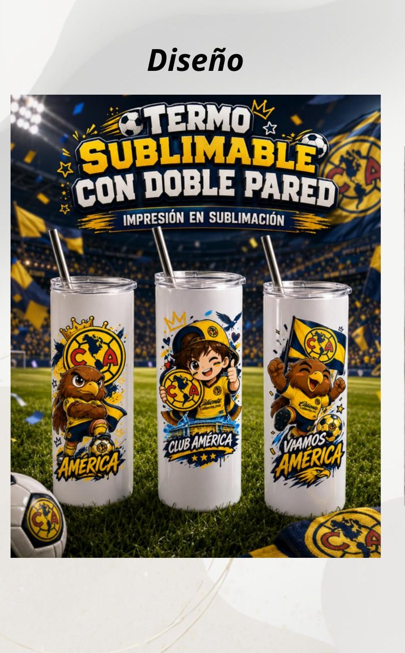Termo sublimable Club América