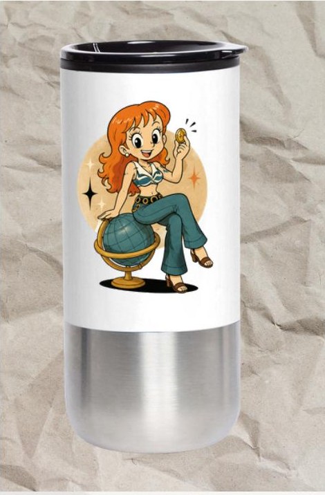 Termo doble pared Nami One Piece — Diseño 1