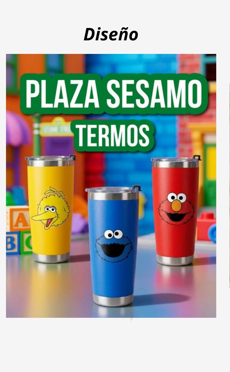 Termo Plaza Sésamo 20 oz