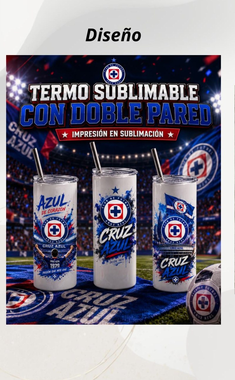 Termo sublimable Cruz Azul