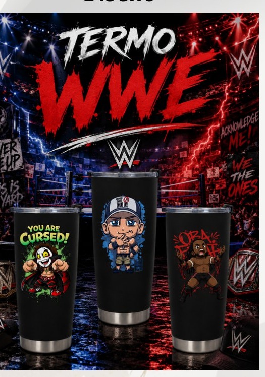 Termo WWE Superestrellas 20 oz
