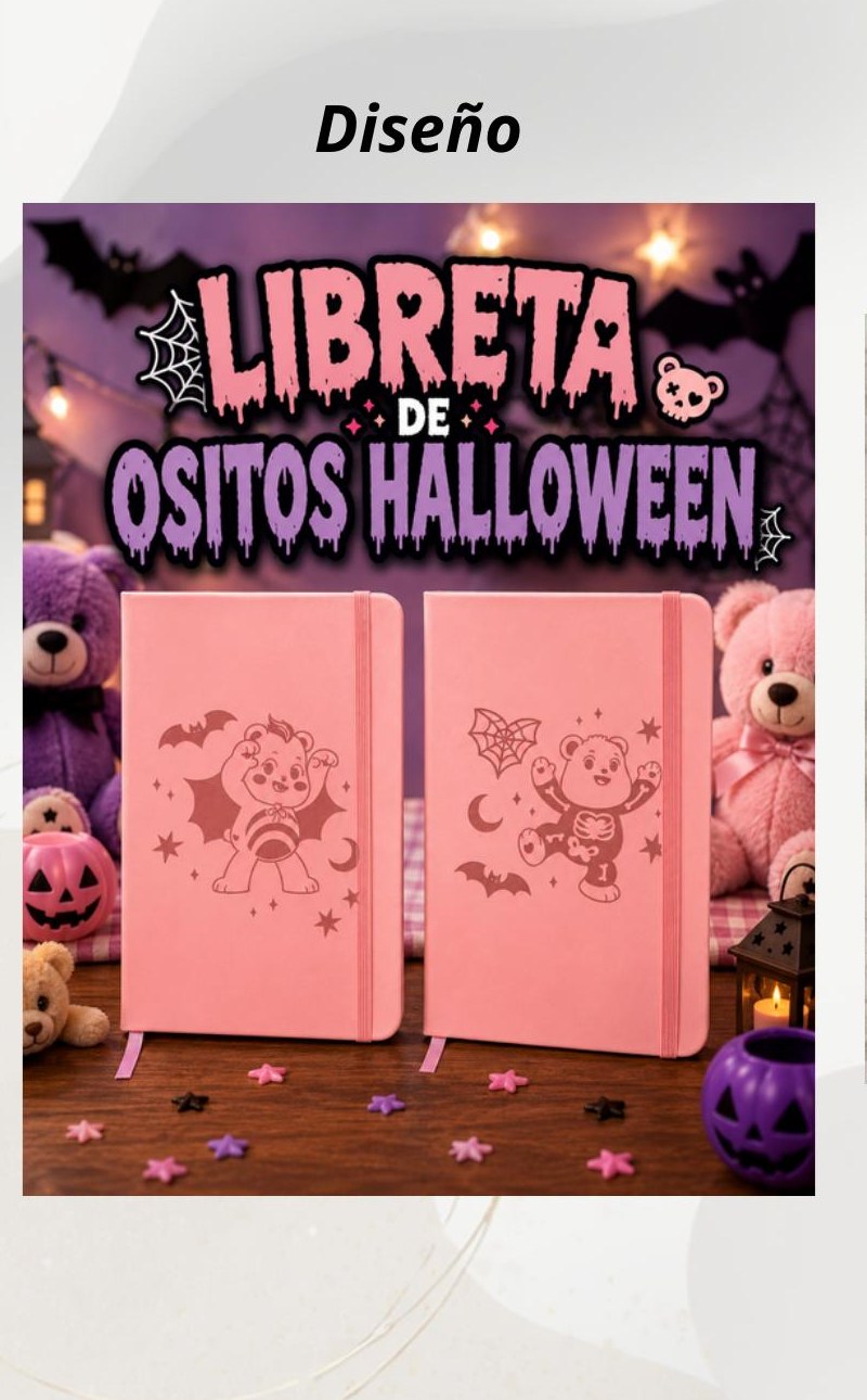 Libreta de Ositos Halloween