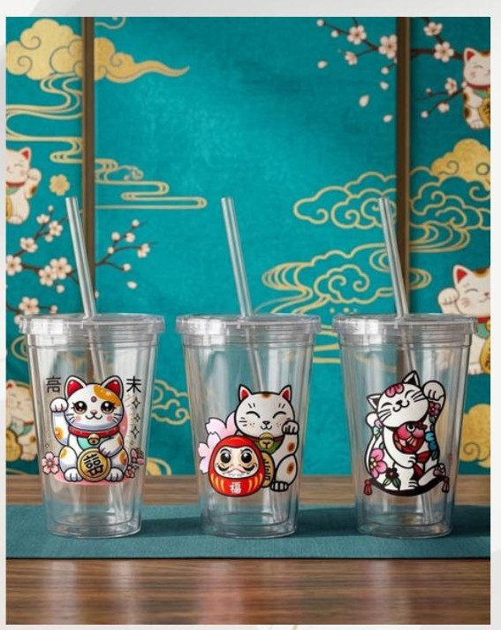 Vasos Maneki Neko 500 ml